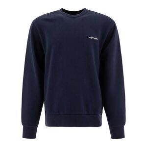 CARHARTT WIP Sweatshirt with Embroidered Logo Men BLUE Sweaters & Cardigans